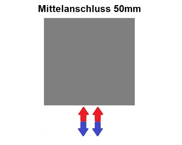 Mittelanschluss 50mm