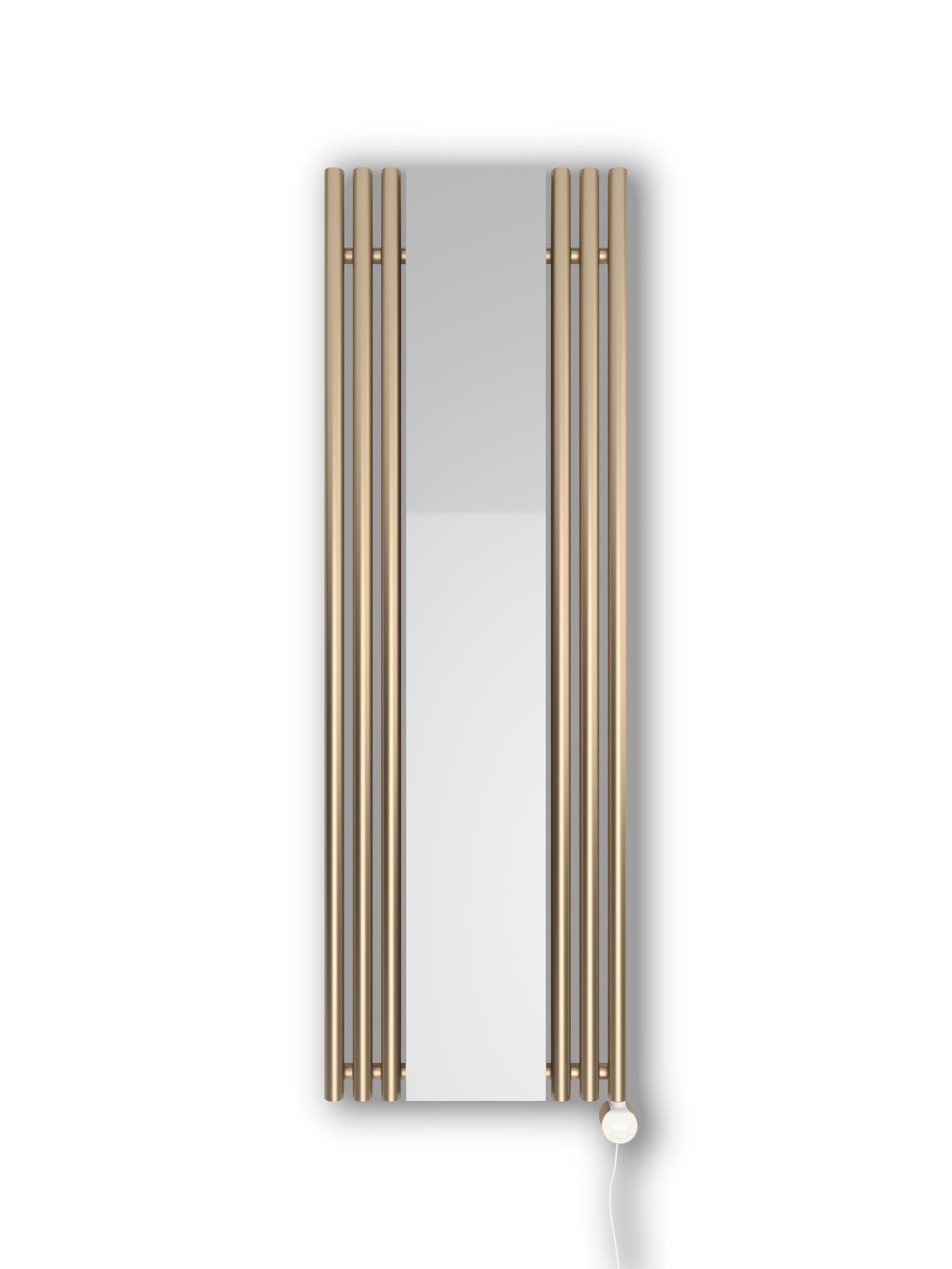 Terma Rolo Mirror Elektro Design Heizkörper, Röhrenheizkörper elektrisch, vertikal 1-lagig