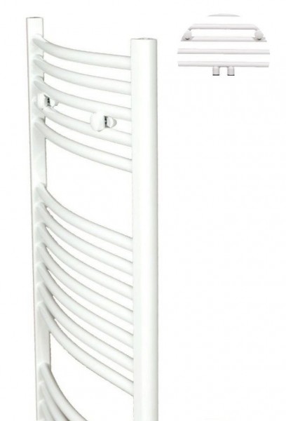 Handtuchtrockner Heizkörper Handtuchwärmer Heizung Mittelanschluss Weiß 1600x500 